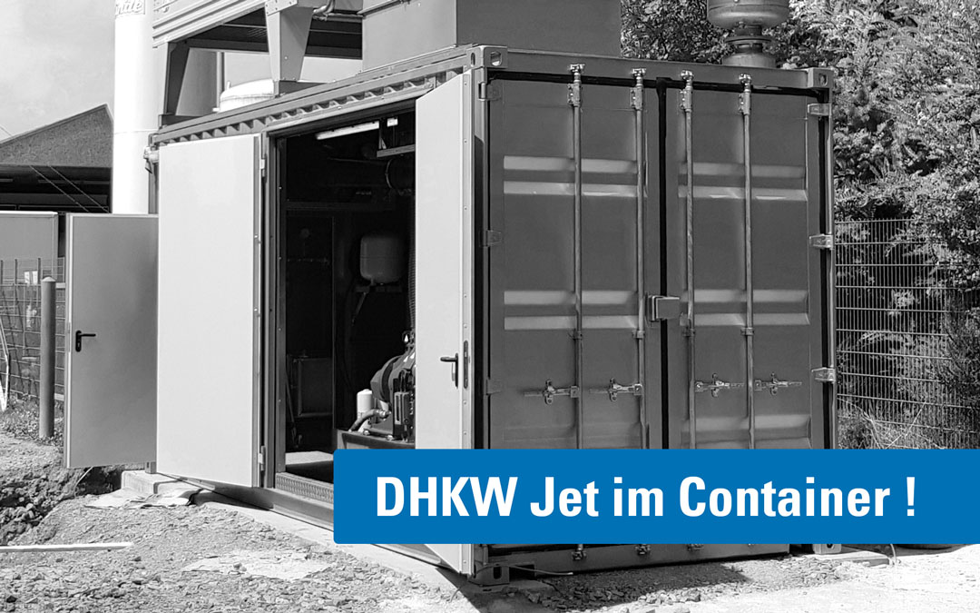CAHS Jet in a container – mobile solution and reference with high added value